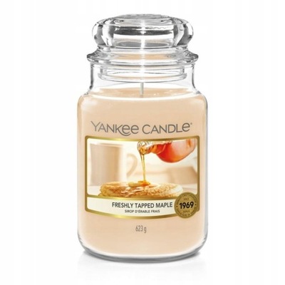 Yankee Candle Świeca Freshly Tapped Maple 623g