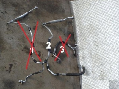 Vw touran 03-07 tdi шланг кондиціонера трубка фото №1