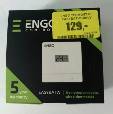 ENGO TERMOSTAT EASYBATW BIAŁY