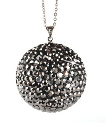 OZDOBA DEKORACJA DO AUTA DIAMENTOWA KULA PREZENT