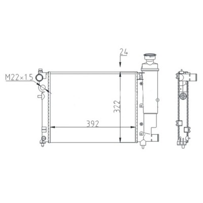 CHLODNICA, SISTEMA AUŠINIMO VARIKLIO HART 605 564 