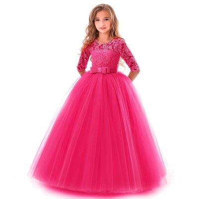 Sukienka dla dziewczynki fioletowa na wesele 122