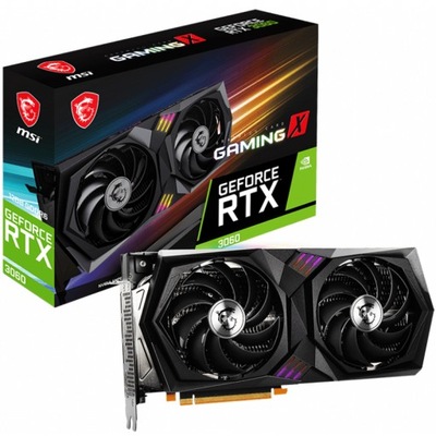 Karta MSI GeForce RTX 3060 GAMING X 12 GB GDDR6