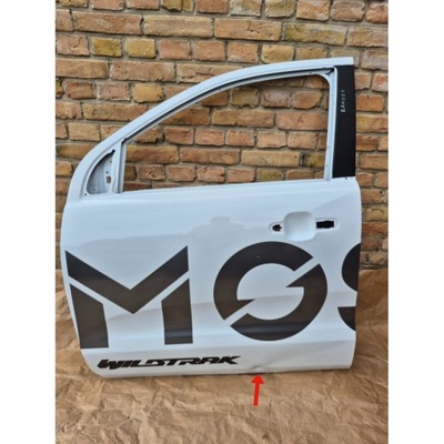 Дверь перед левая ford ranger 4 db302620221ab белый фото №1