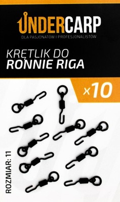 UNDERCARP Krętlik do Ronnie Riga #11 - 10 sztuk