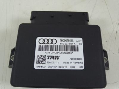 Audi a6 a7 4g модуль тормоза ручного 4h0907801l фото №1
