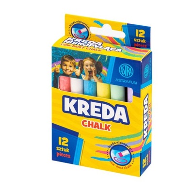 Kreda Tablicowa ASTRAFUN 12 sztuk