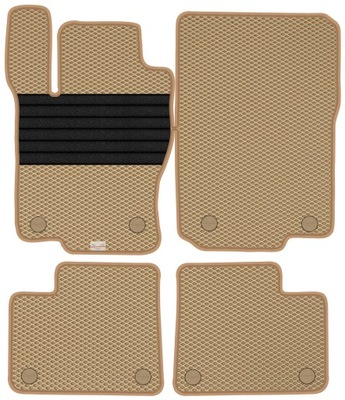 MERCEDES GLE W166 2015-2019 ALFOMBRILLAS GOMA PARA COCHE EVA  