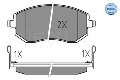 ZAPATAS DE FRENADO SUBARU P. LEGACY/FORESTER 03- CON SENSOR  