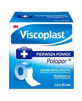 Viscoplast przylepiec włókninowy 5m x 25mm 1 szt.