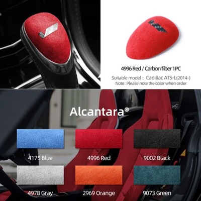 PARA CADILLAC ATS L 2014-2022 ALCANTARA WRAP ABS RECUBRIMIENTO AGARRADEROS ZMIANY~8574  