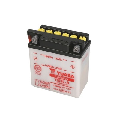 АККУМУЛЯТОР YUASA 12V 3AH 30A P+ YB3L-A