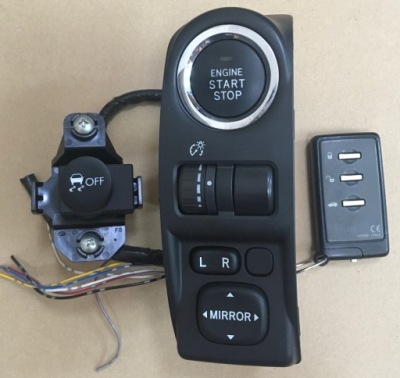 Панель ключ кнопка запуск стоп subaru forester iii sh 08-13 66211fg000 фото №1
