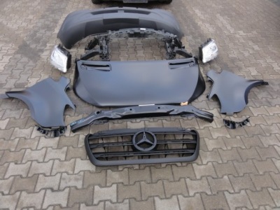 Перед mercedes sprinter 907 910 капот лампы крылья бампер решётка радиатора комплект фото №1