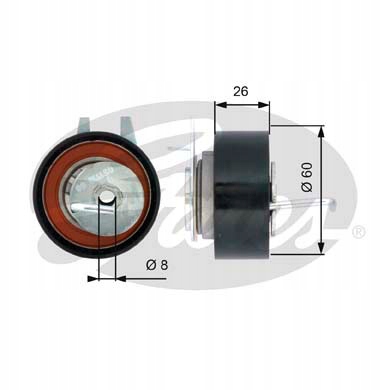 GATES T43199 ROLLO NAPINACZA, CORREA DISTRIBUCIÓN  