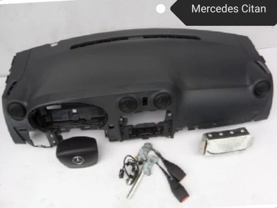 Mercedes citan приборная панель подушка безопасности натяжители фото №1
