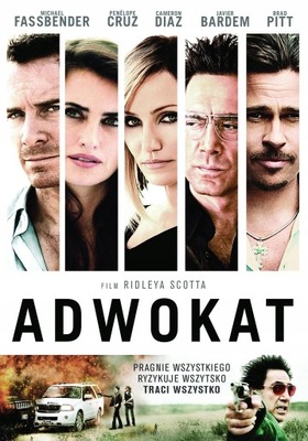 ADWOKAT Ridley Scott, Cruz, Diaz, Pitt DVD FOLIA