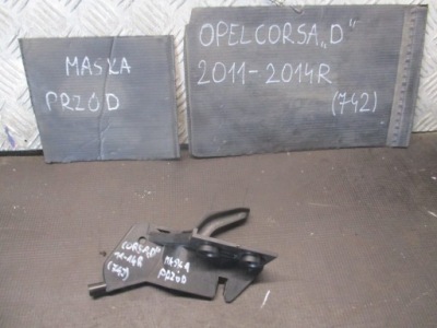 Ручка капот перед opel corsa d 11-14r 1.4b 16v 13186909 фото №1