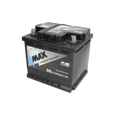 АККУМУЛЯТОР 4MAX ECOLINE 50AH 470A P+