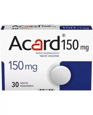 Acard 150mg 30 tabletek