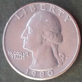 USA - Quarter - 25 centów 1980 P