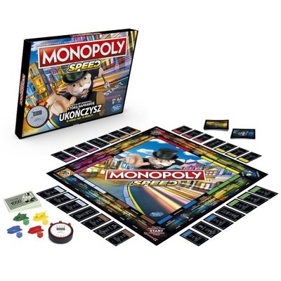 MONOPOLY SPEED PLANSZOWA PL HASBRO E7033 GRA