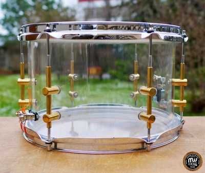 Werbel Ludwig Vistalite Clear 12" x 8" Custom