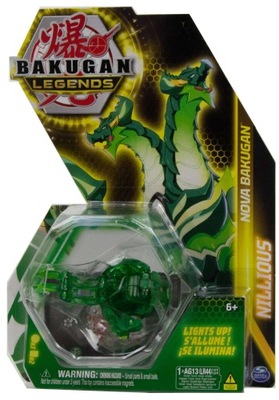 Bakugan Legends Nillious świecący zielony Nova