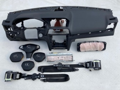 Mercedes w207 панель приладів панель приладів консоль подушки безпеки ремені фото №1