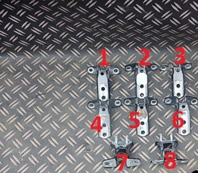 Mitsubishi lancer x петля дверь фото №1