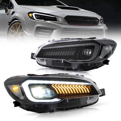 UNIDAD FAROS COMPLETO DIOPARA LUMINOSO LED PARA DE INSTALAR PARTE DELANTERA FAROS SUBARU WRX 2015-2021  