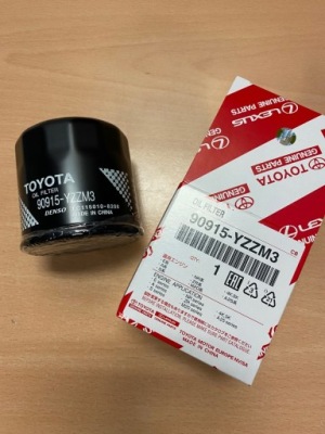 Фільтр оливи toyota 90915-yzzm3 фото №1