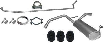 Toyota aygo 1.0 2005 - 0/00r гаситель труба комплект фото №1