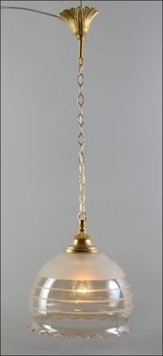 Piękna lampa wisząca z kloszem Hiszp.60-737