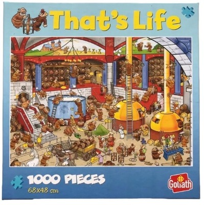 Piwowarnia Zakonnicy - Puzzle That's Life, 1000 Elementów, Goliath