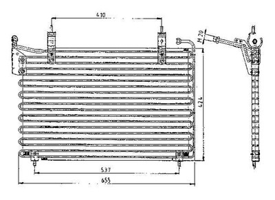 NRF 35071 КОНДЕНСАТОР, КОНДИЦИОНЕР