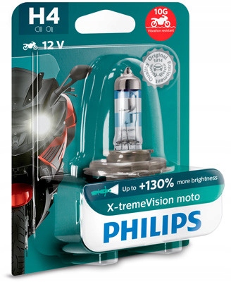 PHILIPS LUZ H4 12V 60/55W P43T-38 12342XV+BW  