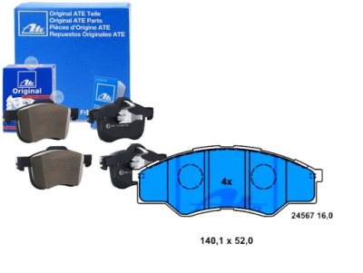 Гальмівні колодки гальмівні toyota hilux vii 2.5d 11.04-05.15 фото №1