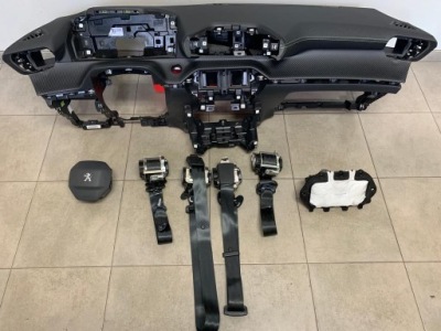 Peugeot 2008 ii 208 ii gt панель приладів консоль подушки безпеки ремені фото №1