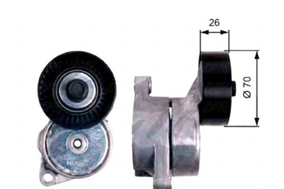 Натяжитель ремень многоручейковый bmw 3 e36 3 e46 фото №1