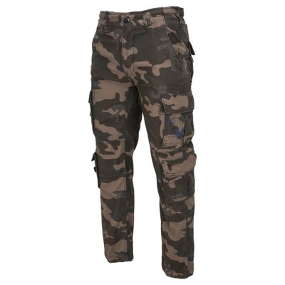 Spodnie BRANDIT Pure Slim Fit Darkcamo M