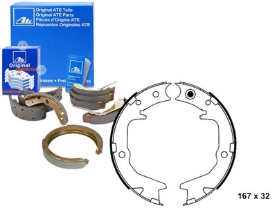 КОМПЛЕКТ КОЛОДОК ШАЛЬМІВНИХ ATE MR391631 MN186303 36
