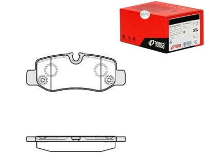 Remsa тормозные колодки тормозные remsa a4474200120 447420012 фото №1