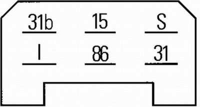 HELLA 5WG 002 450-291 PRZEKAZNIK, PERTRAUKIKLIS DARBO 