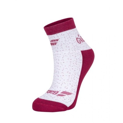 SKARPETY SPORTOWE TENIS BABOLAT GRAPHIC SOCK WOMEN WH/RD 1 PARA 35-38