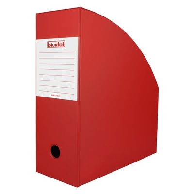 Pojemnik na dokumenty Biurfol 11 cm składany czerwony