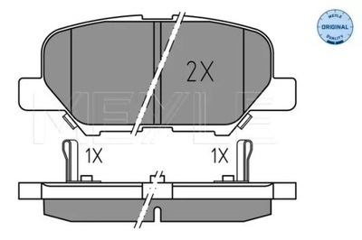 ZAPATAS DE FRENADO CITROEN T. C4 1,6-2,0 12-  