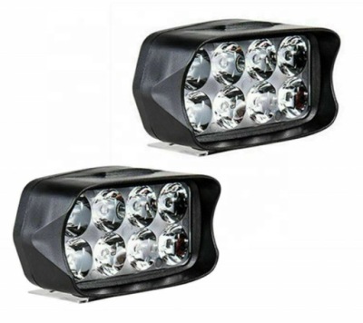 Лампа рабочая dalekosiężna противотуманная фара прожектор jeep off-road łódź 8x led 2szt фото №1