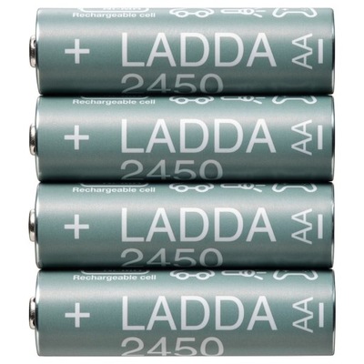 IKEA LADDA Akumulatorki HR06 AA 2450mAh 4szt