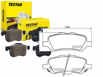 Tex2200301 комплект тормозных колодок ham. toyota venza фото №1